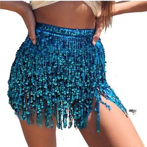Blue Sparkle Skirt